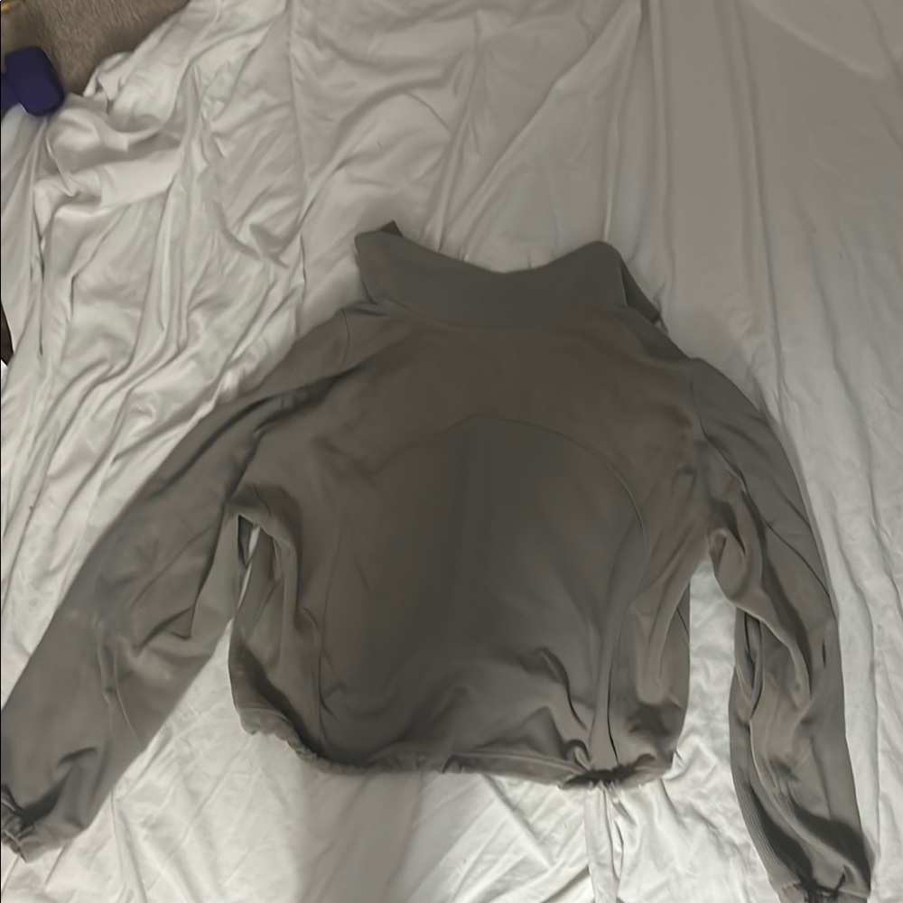 Gray Lululemon Quarter-Zip Pullover - image 3